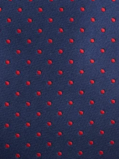 CORBATA JACQUARD MF AZUL MARINO
