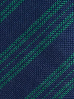 CORBATA JACQUARD MF AZUL MARINO