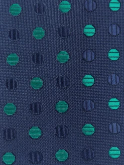 CORBATA JACQUARD MF AZUL MARINO