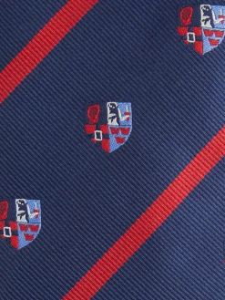 CORBATA JACQUARD MF AZUL MARINO