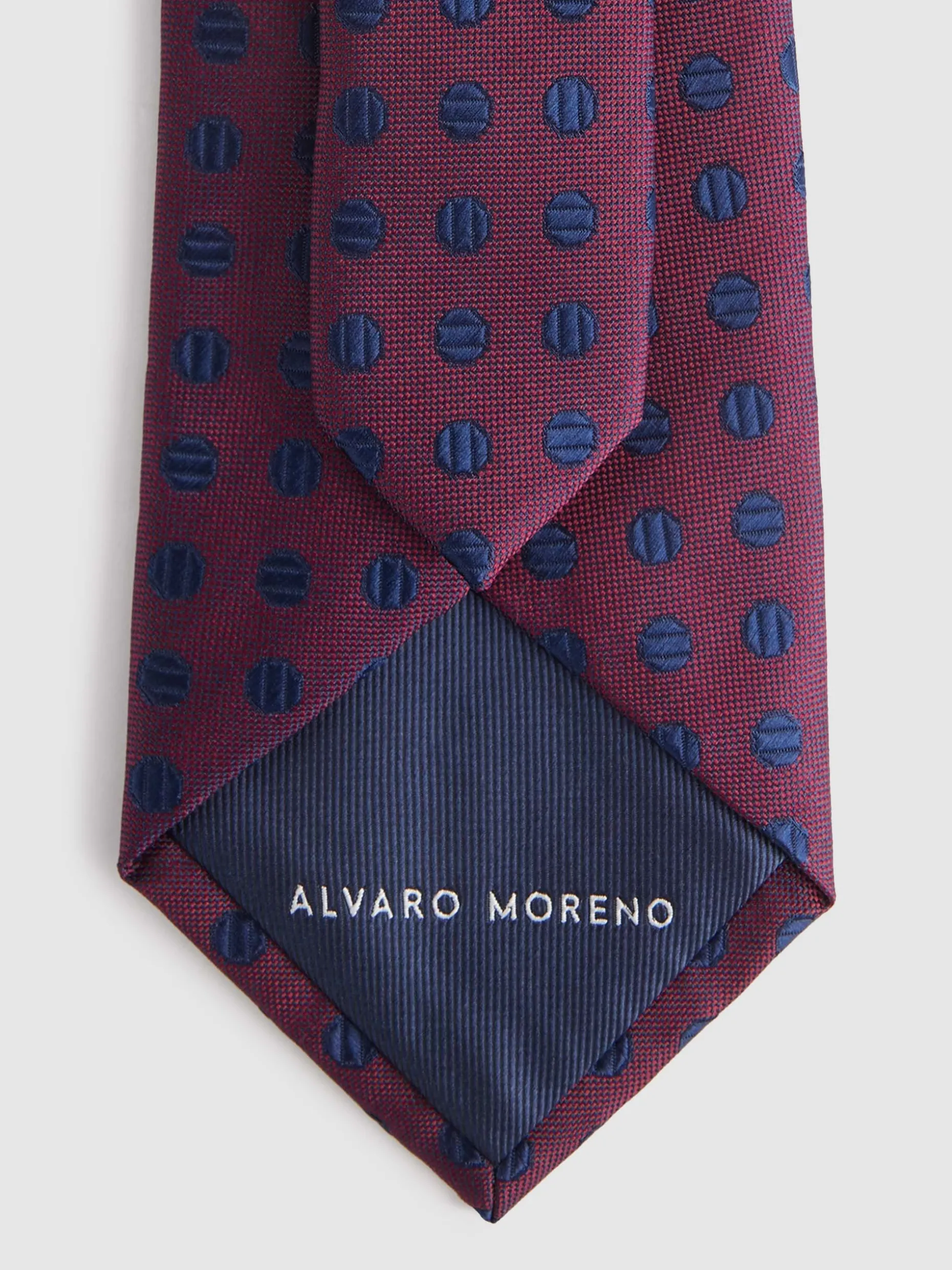CORBATA JACQUARD MF AZUL MARINO