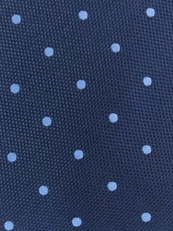 CORBATA JACQUARD MF AZUL MARINO