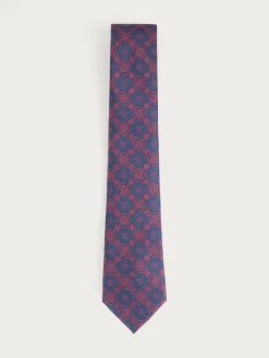 CORBATA JACQUARD MF BURDEOS
