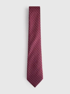 CORBATA JACQUARD MF BURDEOS