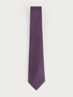 CORBATA JACQUARD MF BURDEOS