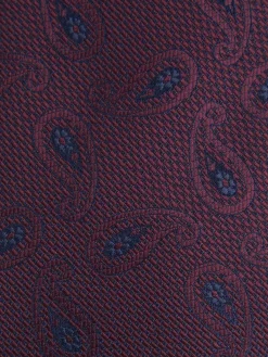 CORBATA JACQUARD MF BURDEOS