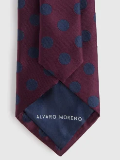 CORBATA JACQUARD MF BURDEOS