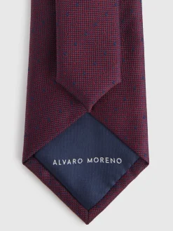 CORBATA JACQUARD MF BURDEOS