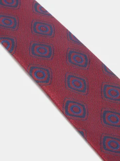 CORBATA JACQUARD MF ROJO