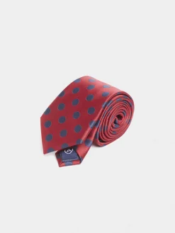 CORBATA JACQUARD MF ROJO