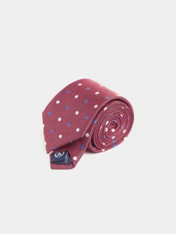 CORBATA JACQUARD MF ROJO