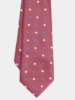 CORBATA JACQUARD MF ROJO
