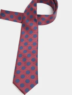 CORBATA JACQUARD MF ROJO