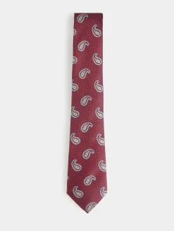 CORBATA JACQUARD MF ROJO