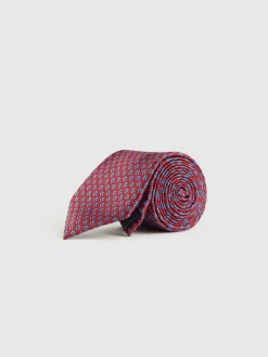 CORBATA JACQUARD MF ROJO