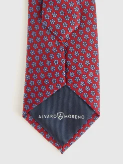 CORBATA JACQUARD MF ROJO