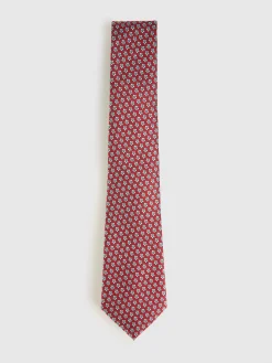 CORBATA JACQUARD MF ROJO