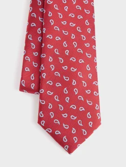 CORBATA JACQUARD MF ROJO
