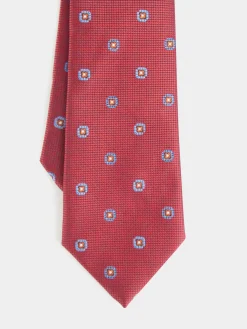 CORBATA JACQUARD MF ROJO