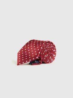 CORBATA JACQUARD MF ROJO