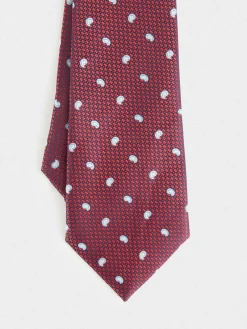 CORBATA JACQUARD MF ROJO