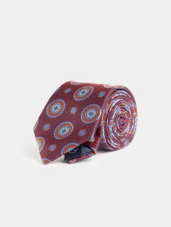 CORBATA JACQUARD MF ROJO