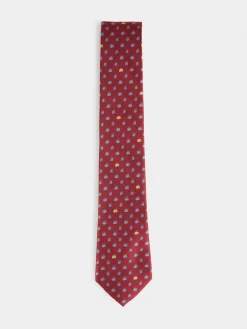 CORBATA JACQUARD MF ROJO