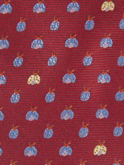 CORBATA JACQUARD MF ROJO