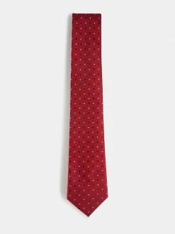 CORBATA JACQUARD MF ROJO