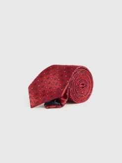 CORBATA JACQUARD MF ROJO