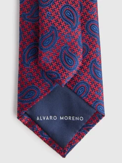 CORBATA JACQUARD MF ROJO