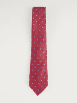 CORBATA JACQUARD MF ROJO