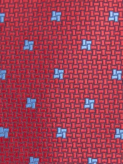 CORBATA JACQUARD MF ROJO