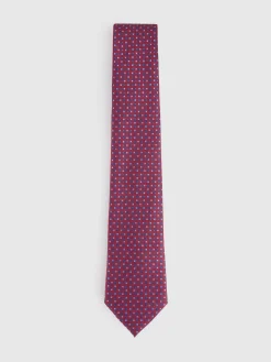 CORBATA JACQUARD MF ROJO