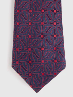 CORBATA JACQUARD MF ROJO