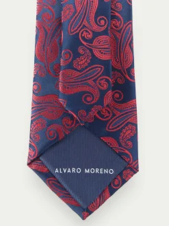 CORBATA JACQUARD MF ROJO