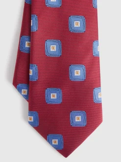 CORBATA JACQUARD MF ROJO