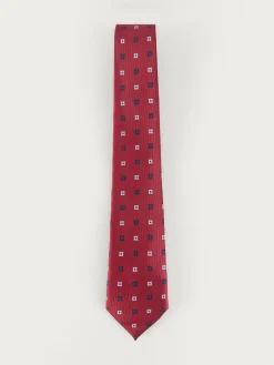 CORBATA JACQUARD MF ROJO