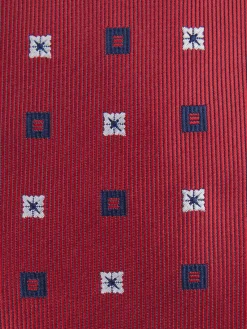 CORBATA JACQUARD MF ROJO