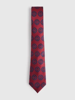 CORBATA JACQUARD MF ROJO