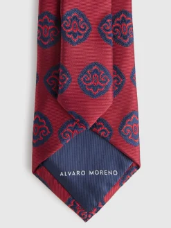 CORBATA JACQUARD MF ROJO