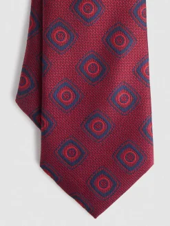 CORBATA JACQUARD MF ROJO
