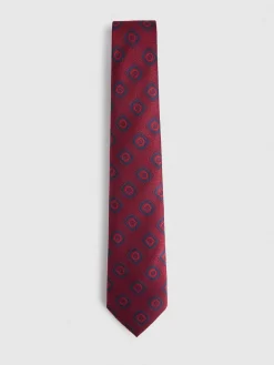 CORBATA JACQUARD MF ROJO
