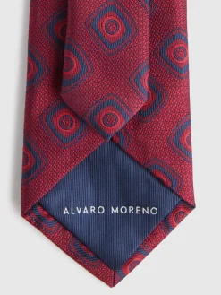 CORBATA JACQUARD MF ROJO