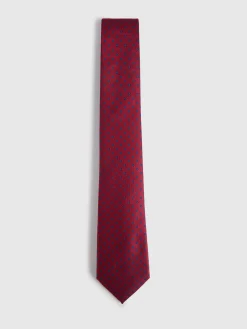 CORBATA JACQUARD MF ROJO