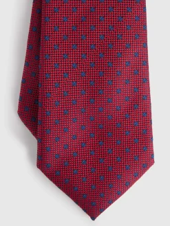 CORBATA JACQUARD MF ROJO