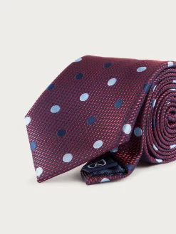 CORBATA JACQUARD MF ROJO