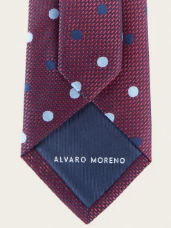 CORBATA JACQUARD MF ROJO