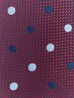 CORBATA JACQUARD MF ROJO