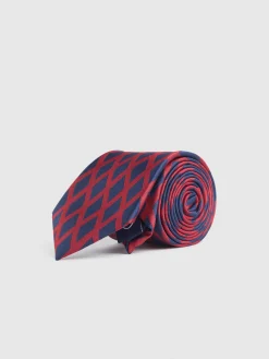 CORBATA JACQUARD MF ROJO